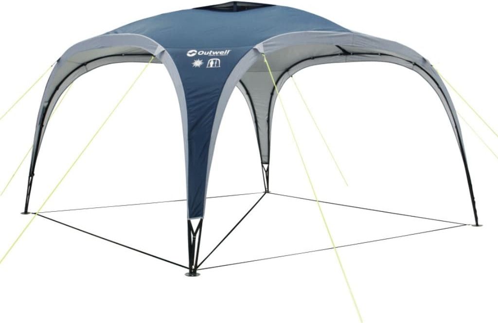 Outwell Summer Lounge L, Fixed, Abgerundet, Fassadenmarkise, Polyester, Blau, Stahl