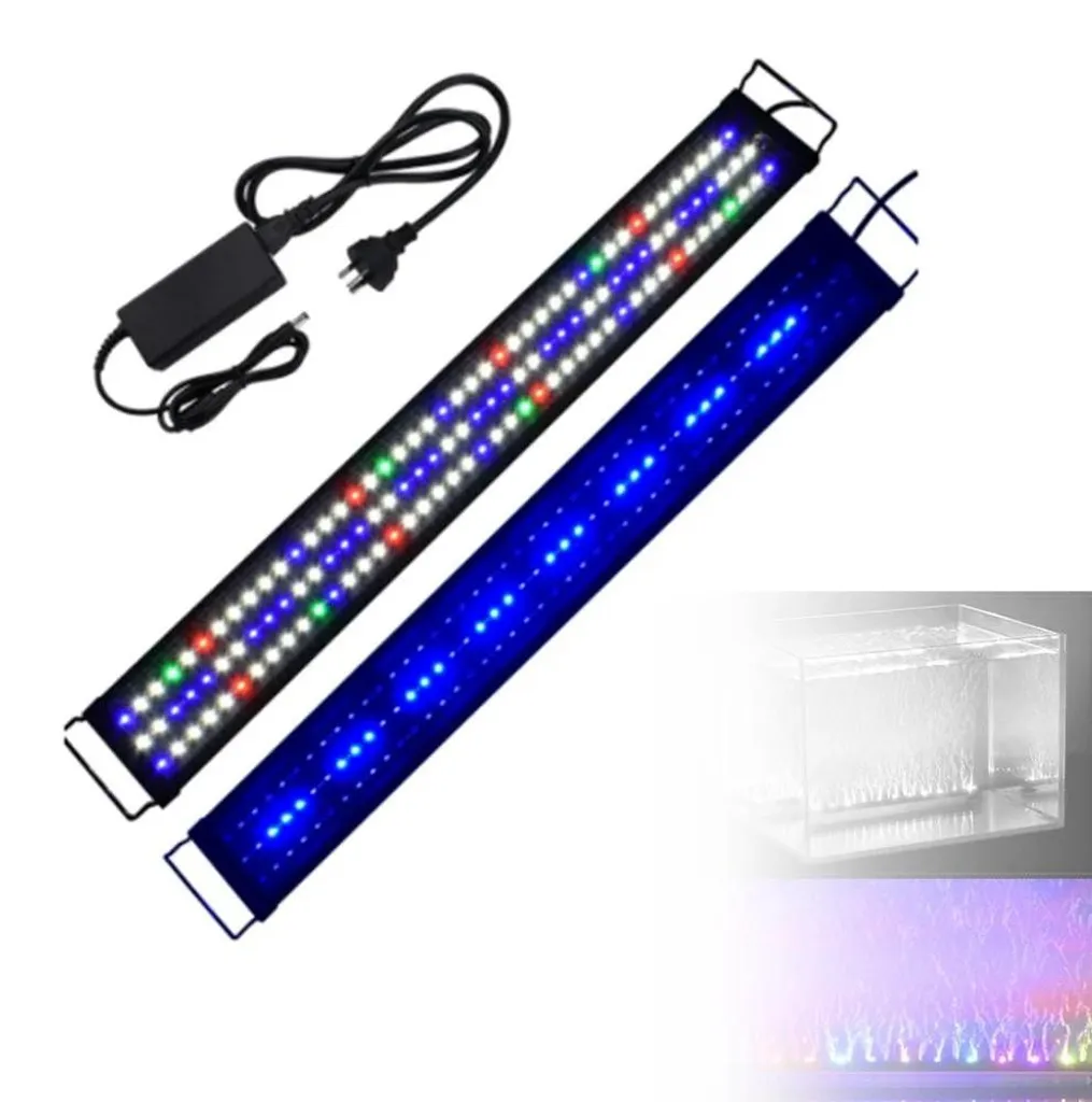Lampe LED aquarium 90 cm pour favoriser la pousse plantes et coraux