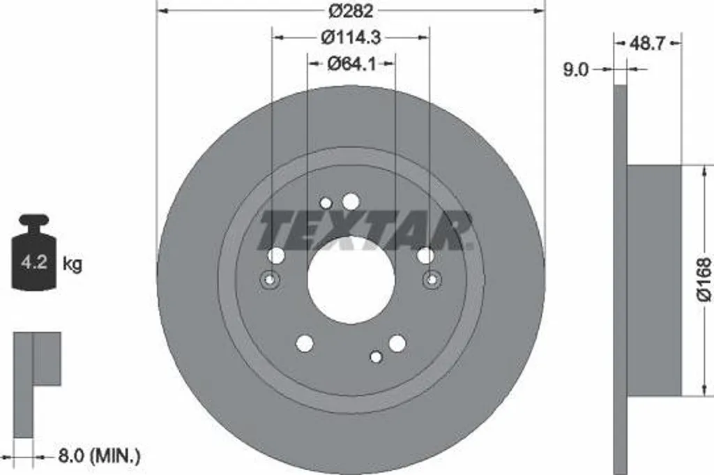 Disque de frein TEXTAR 92301603 : fini les vibrations au freinage HR-V
