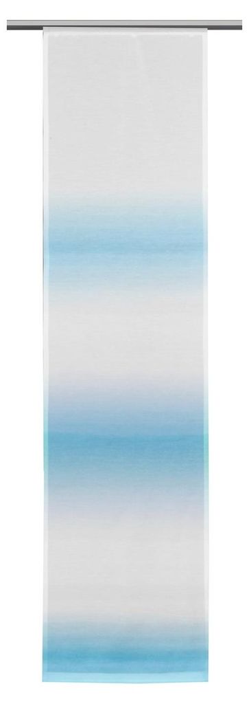 Flächenvorhang „Anja“ ohne Zubehör: Blau / 245x60cm Farbe: Blau Größe (HxB): 245x60cm