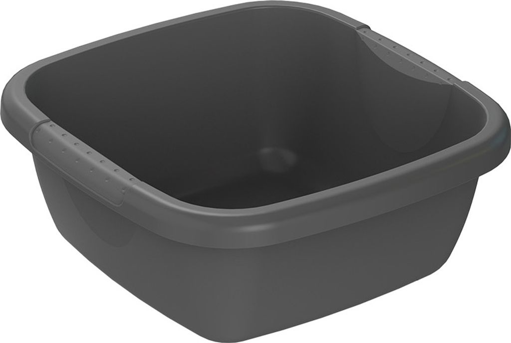 Becken eckig 29 cm, 5 l DAILY, Farbe:Anthrazit Produktbild 