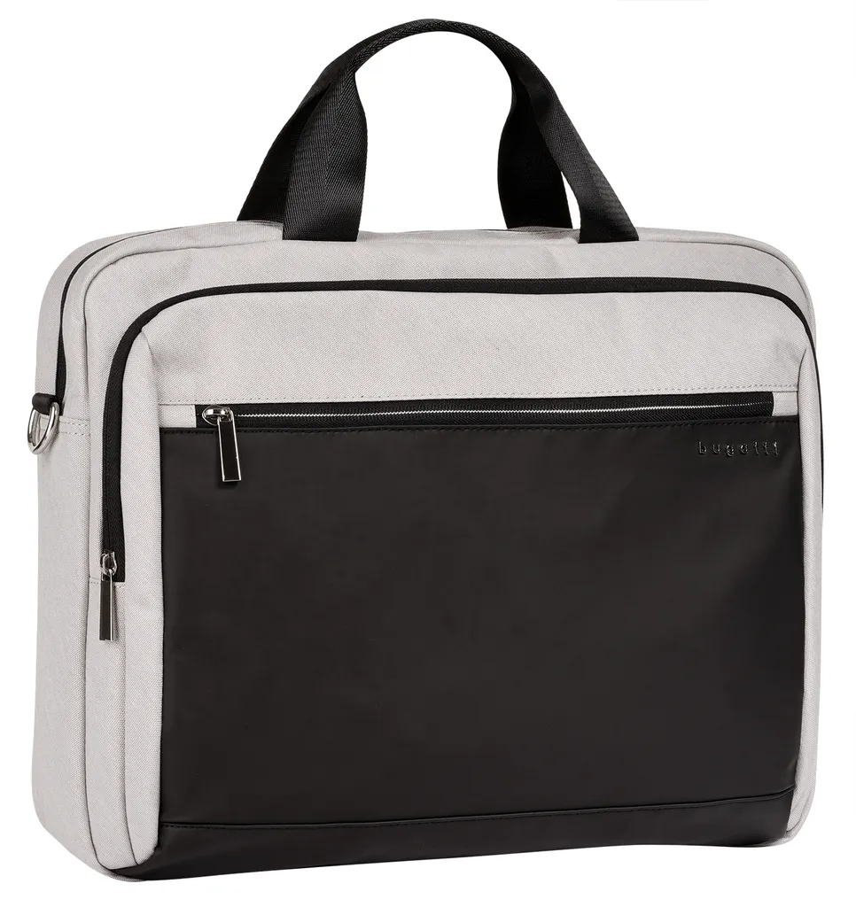 Mallette ordinateur portable bugatti porte-documents élégant gris - 13