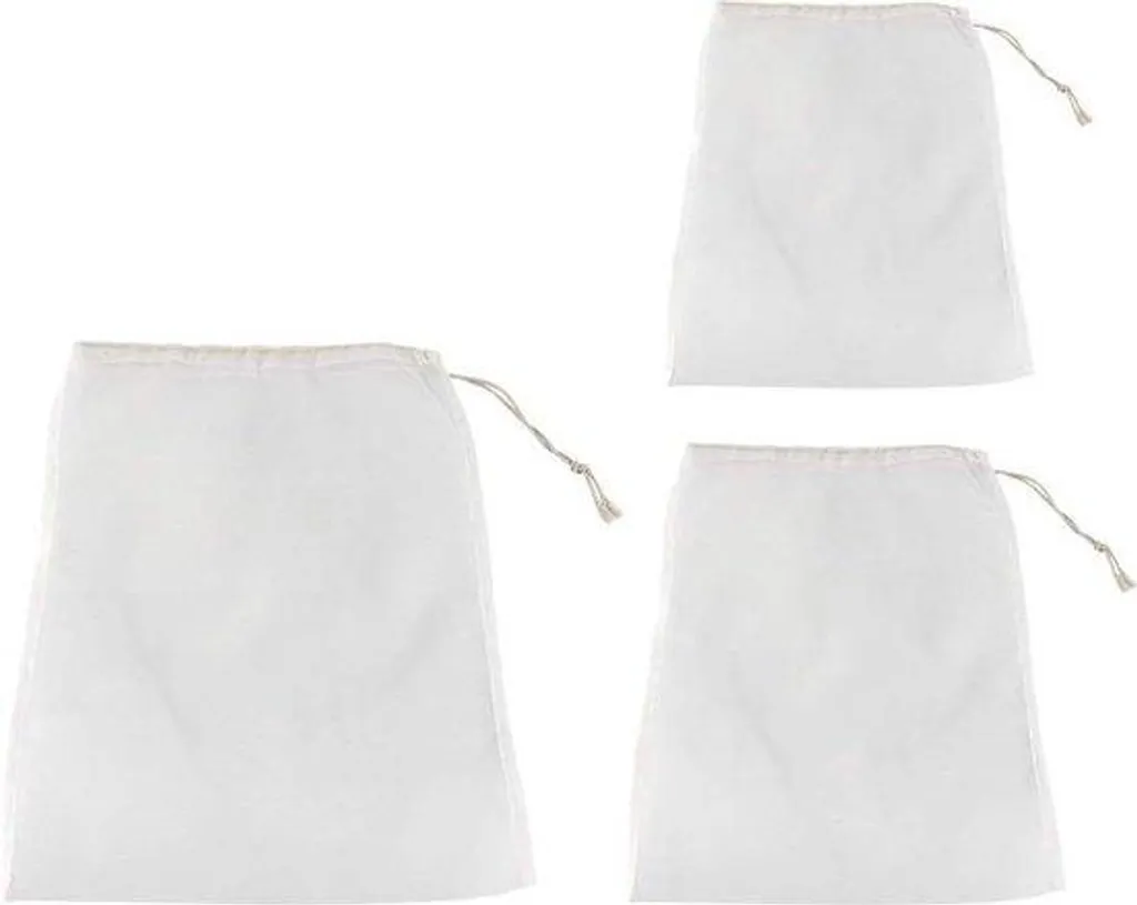 Passoire fine en tissu 100 mesh pour lait sans résidus sac de 20x30 cm