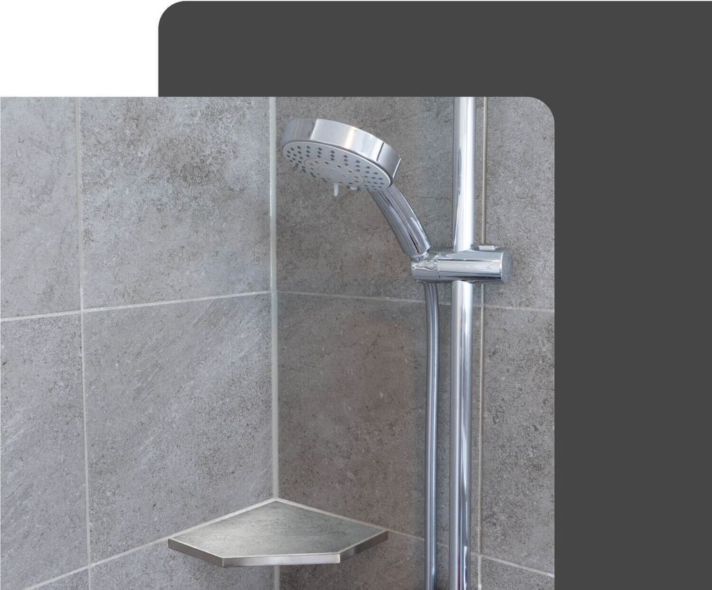 Dalsys Tile Shower Tray 200mm x 200mm Silver Shower Tray Corner for Tiles, Bathroom Accessories, Stainless Steel Corrosion Resistant