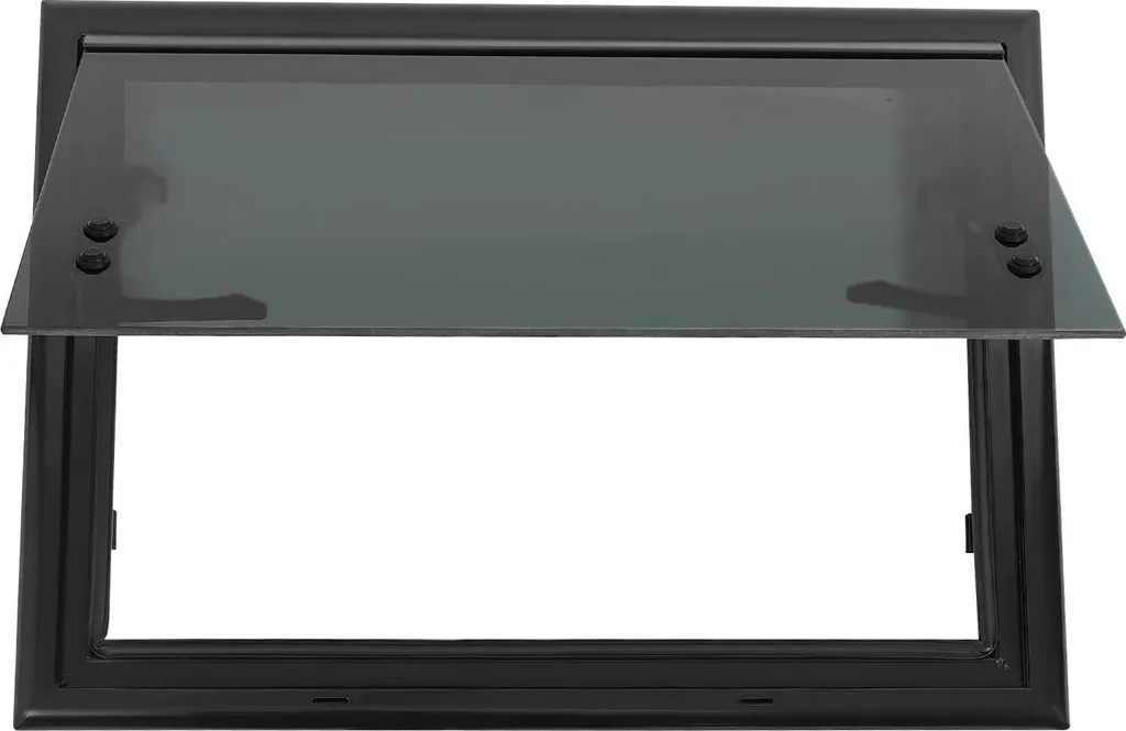 Fenêtre camping-car anti-insecte 500x350 mm avec store occultant noir