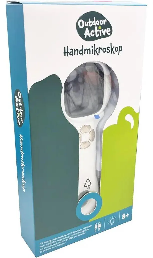 Microscope numérique de poche Outdoor Active USB-C pour la botanique