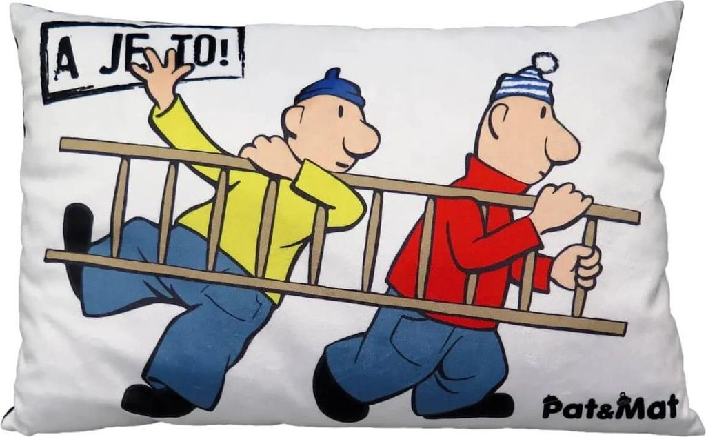 Kissen 45x30cm, Pat&Mat, leiter