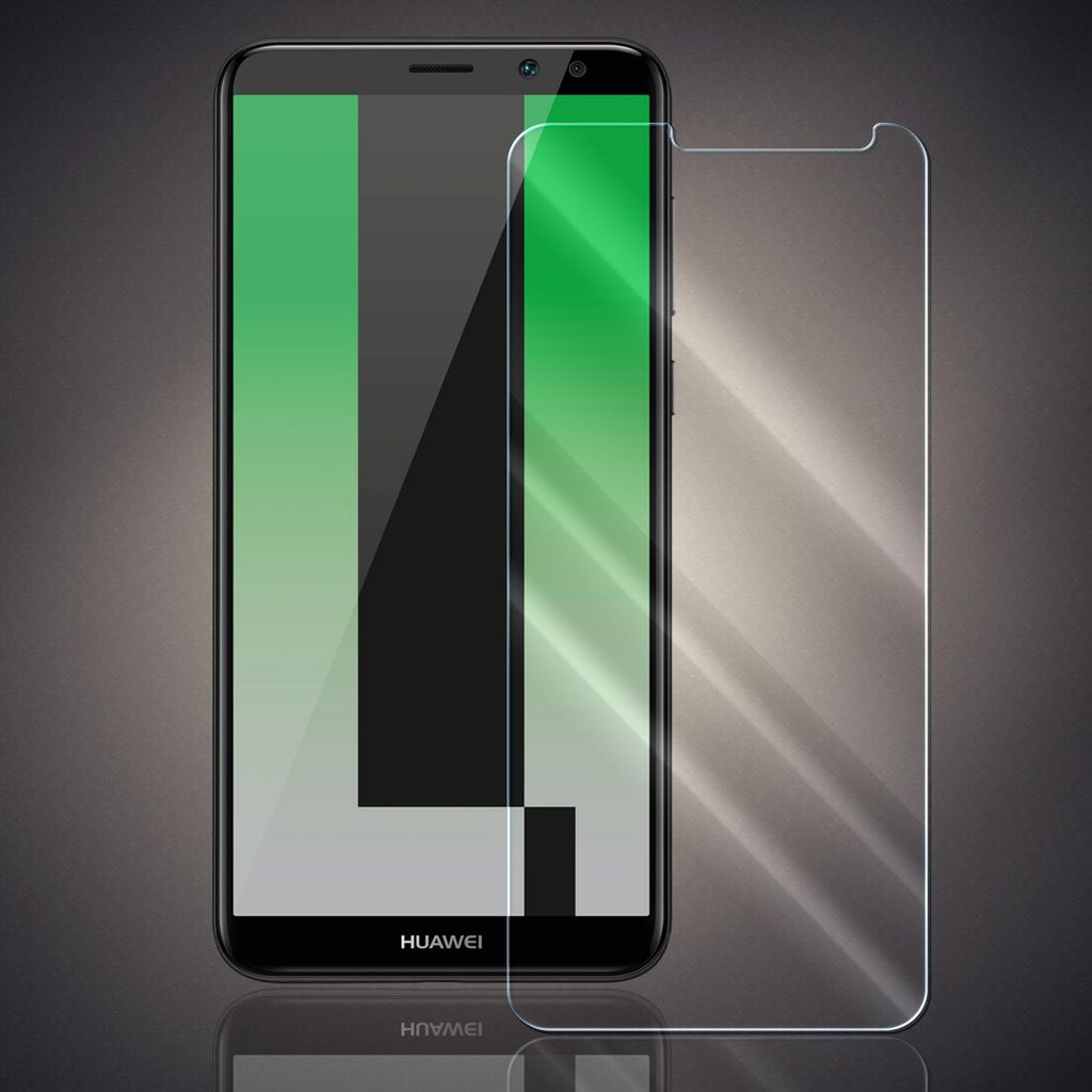 Panzer Folie für Huawei Mate 10 Lite Echt Glas Displayschutzfolie Transparent Glasfolie 9H Härtegrad Schutzglasfolie