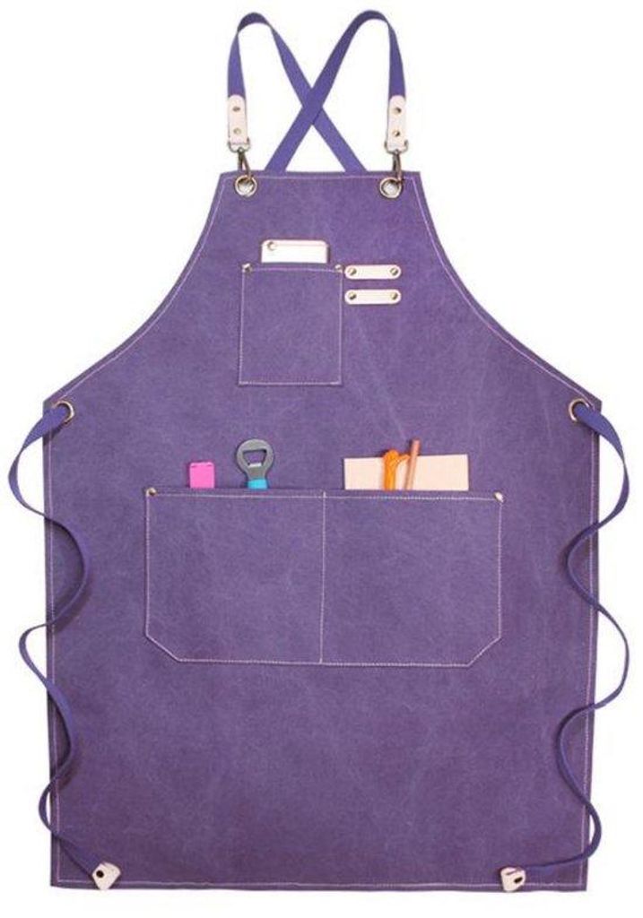 Durchschnittsgröße Schutzweste - Werkzeugtrage - 1 Stück - Verstellbare Schultergurte - Canvas mit Taschen - Dicker Canvas-Schutz - Wasser- und ...