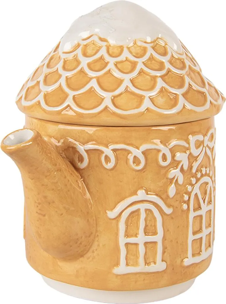 Occasione! Set Tea for One Clayre & Eef Gingerbread Brown - 2