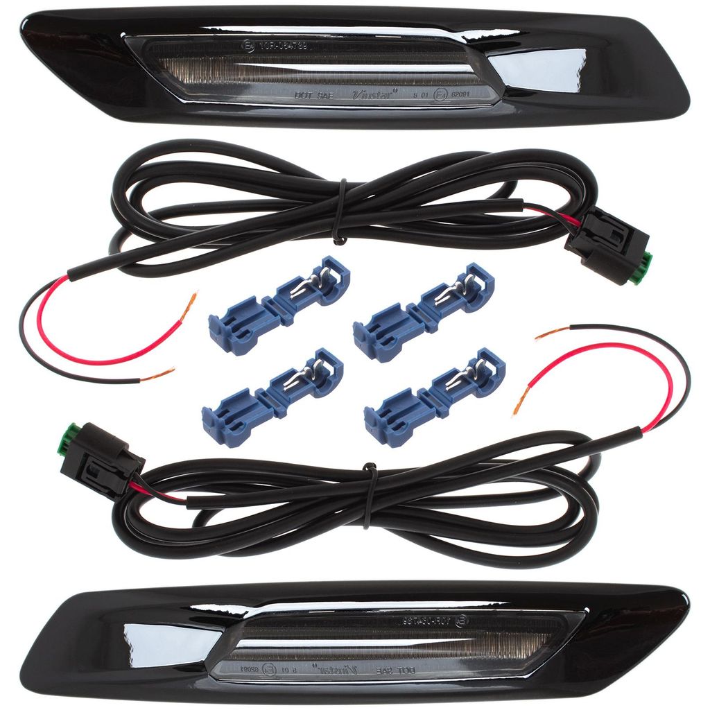 BMW 5er E60 E61 03-10 LED-Seitenblinker, getönt, dynamisch, 2er-Set