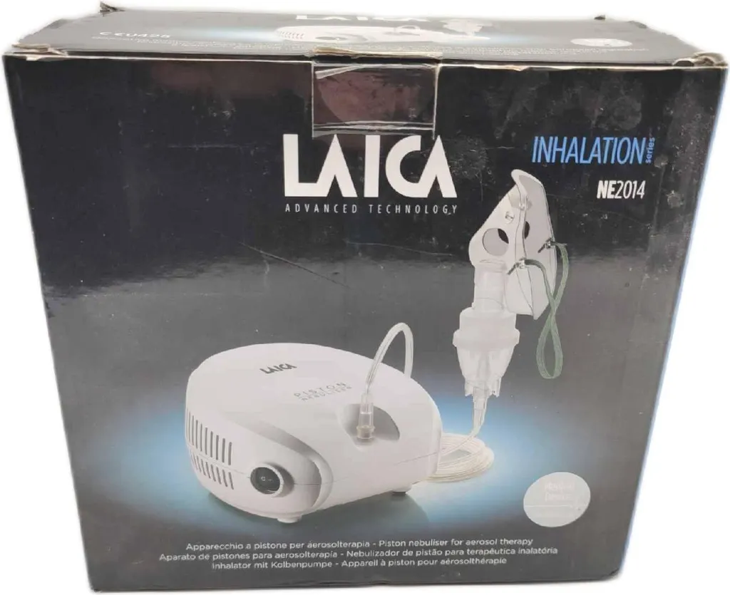 Appareil aérosol Laica NE2014W nébuliseur à piston famille et enfant