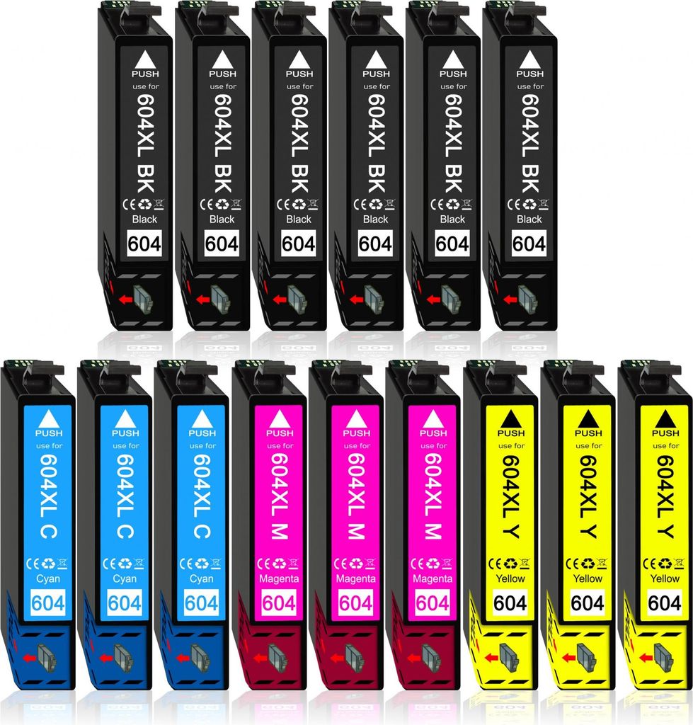 15er Pack Druckerpatronen 604 604XL kompatibel mit Epson WF-2930