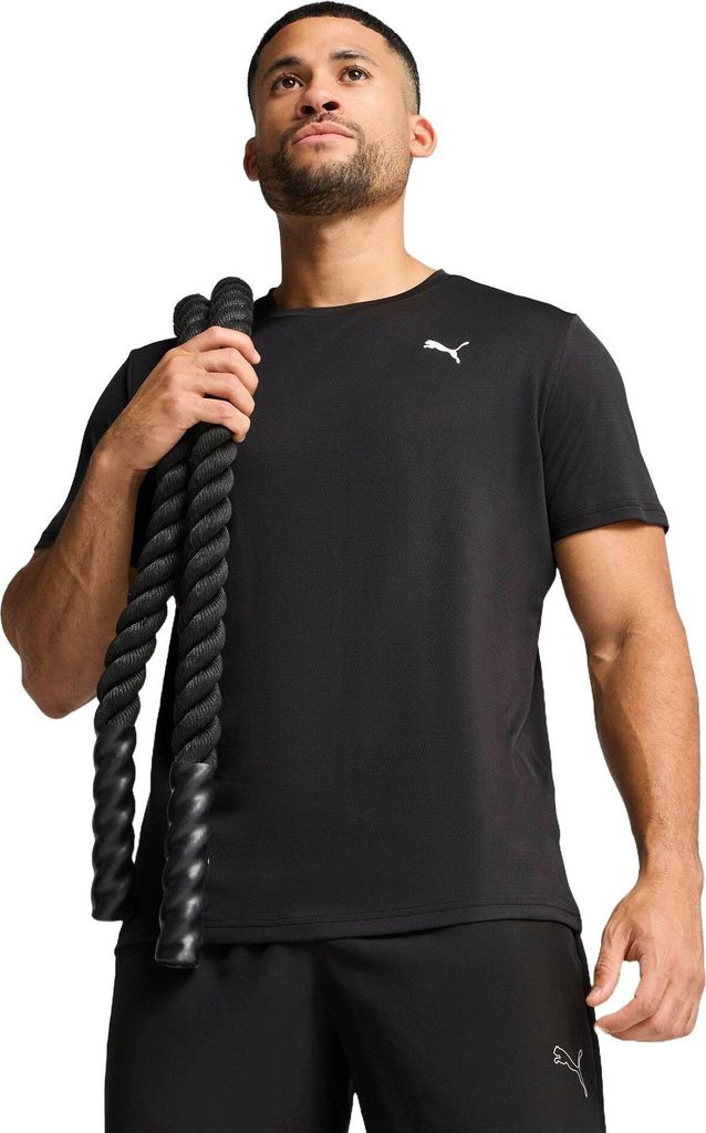 Puma M Tad Essential Poly Texture Tee Bl 52715501 Herren