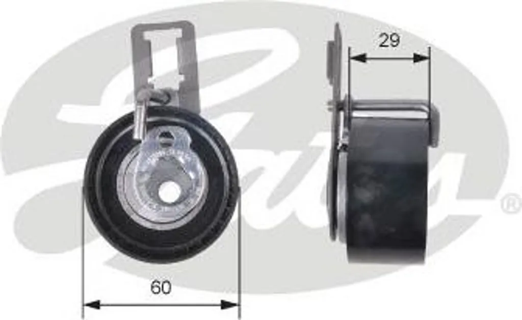 Supprimez les Bruits Moteur avec le Galet Tendeur GATES T43230 OE 0829F8