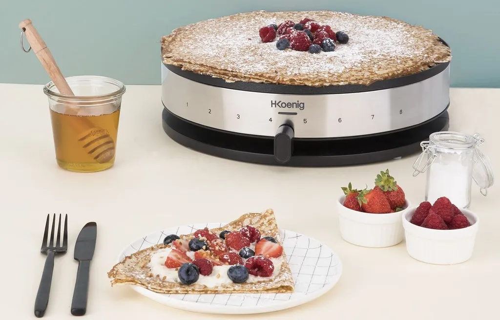 Crepiera Hkoenig KREP29 1300 W Nero Multicolore - 5