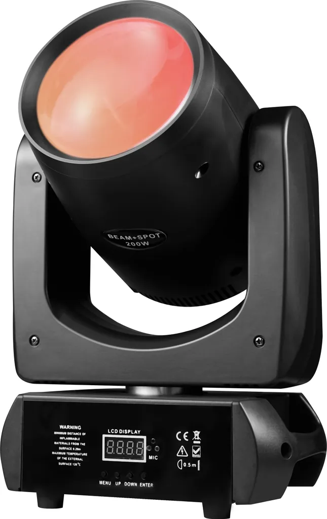 Projecteur Faisceau 200W Stroboscope 25 fps avec 11 Couleurs LED