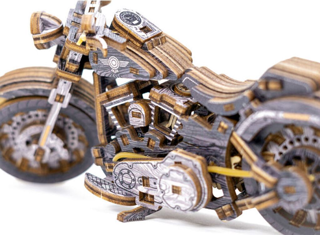 Craft Kit For Adults Wooden.City Cruiser V-Twin 3D Wooden Model - View #14