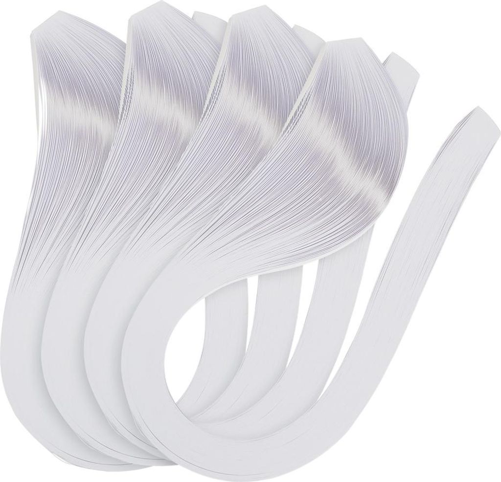 VBS XXL Quillingstreifen "Weiß", 3 mm, 600 Stück