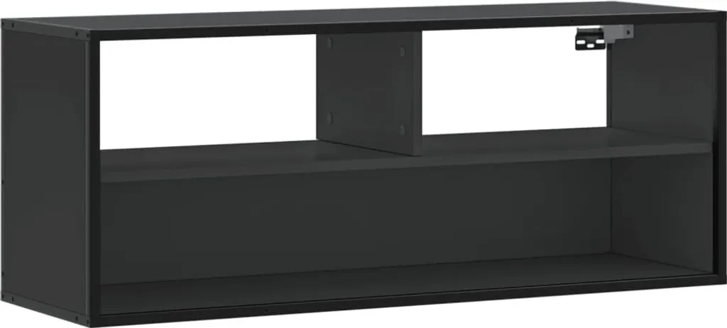 mobile TV vidaXL nero 100x31x39,5 cm materiale a base di legno e metallo
