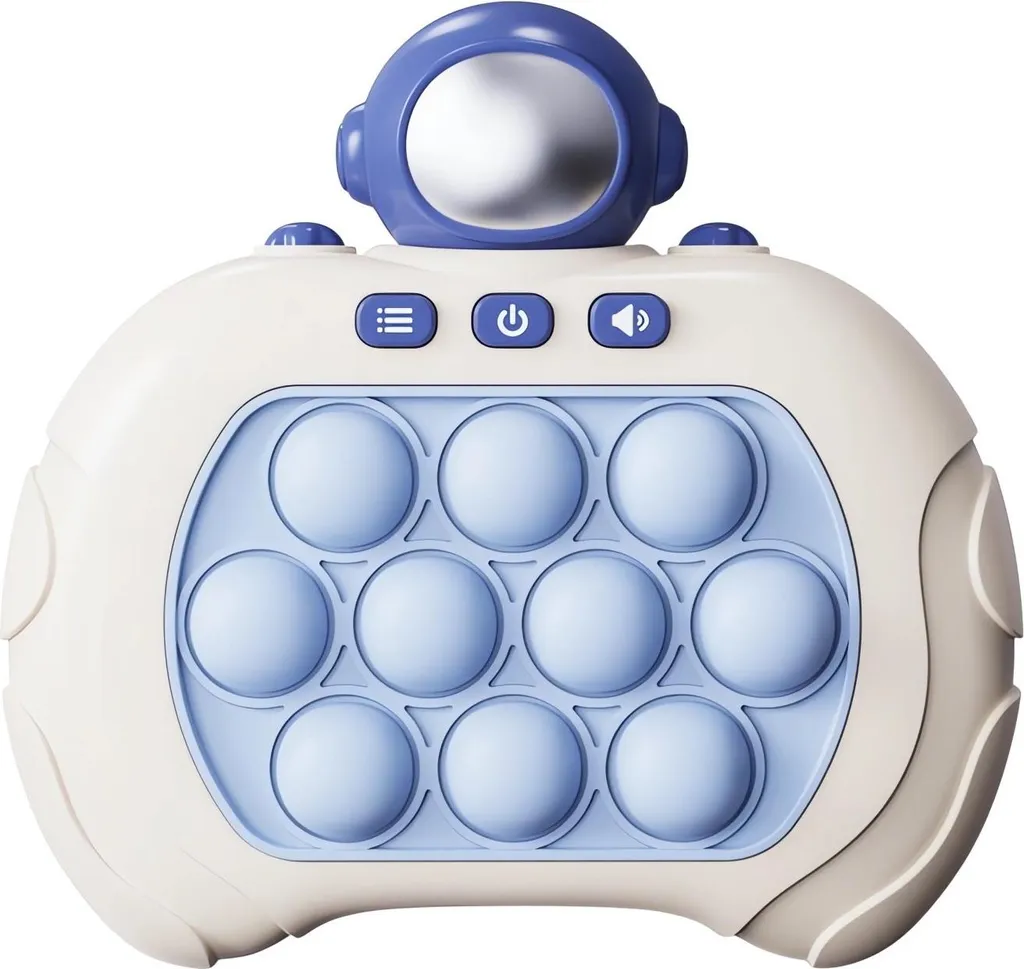 Jeu anti-stress électronique astronaute, console sensorielle Pop It