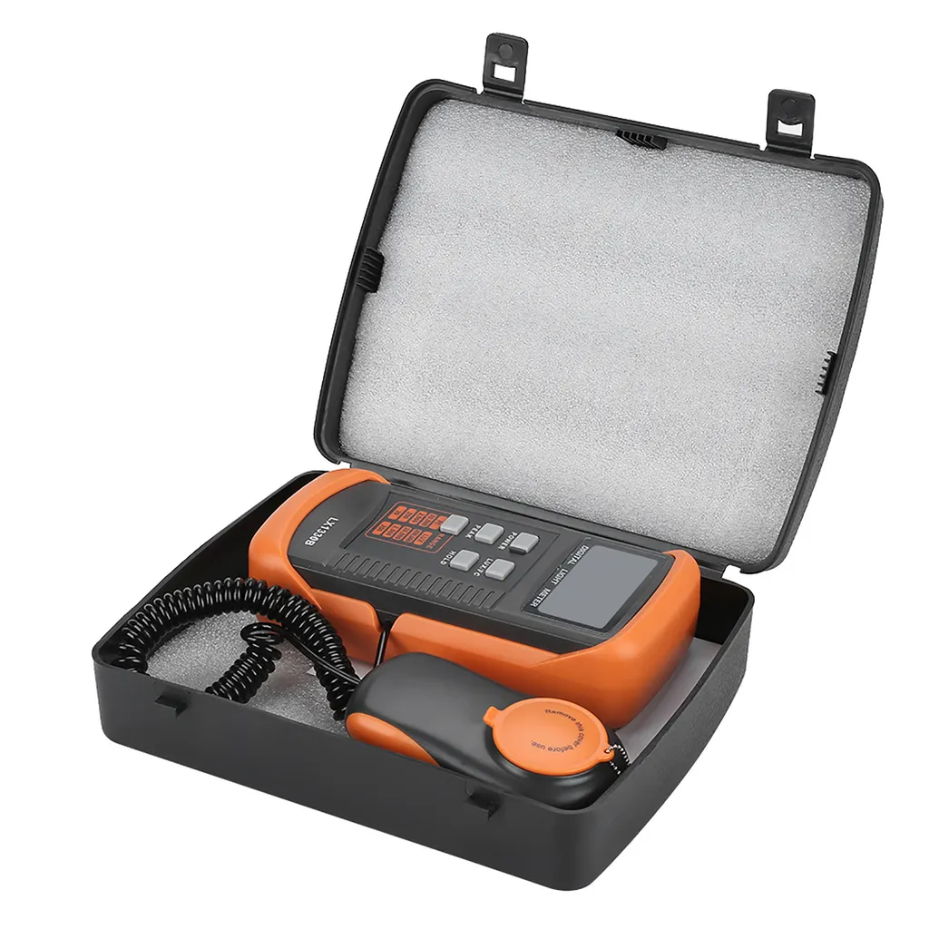 Testeur d'éclairement digital LX1330B avec écran LCD et capteur déporté