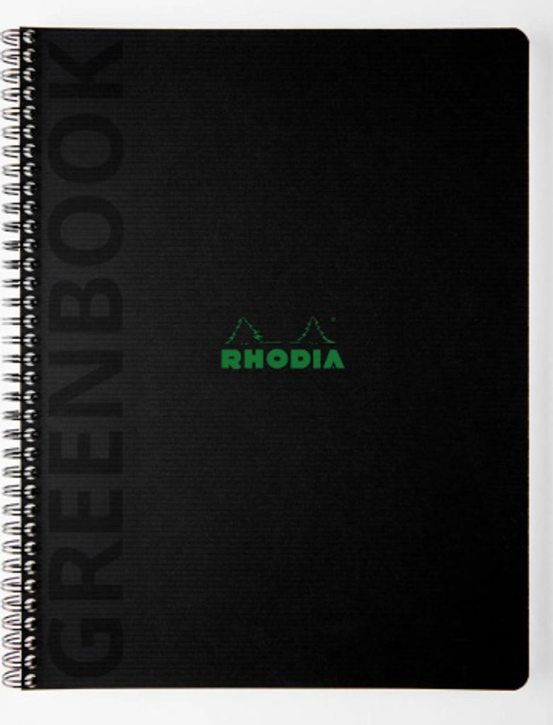 Rhodia - Notizbuch Greenbook recycelt A4+ Line sc | 5 Stück