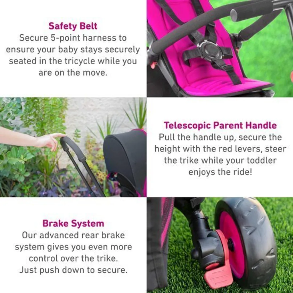 Tricycle STR3 smarTrike Pliage Compact avec Direction One Touch - 8
