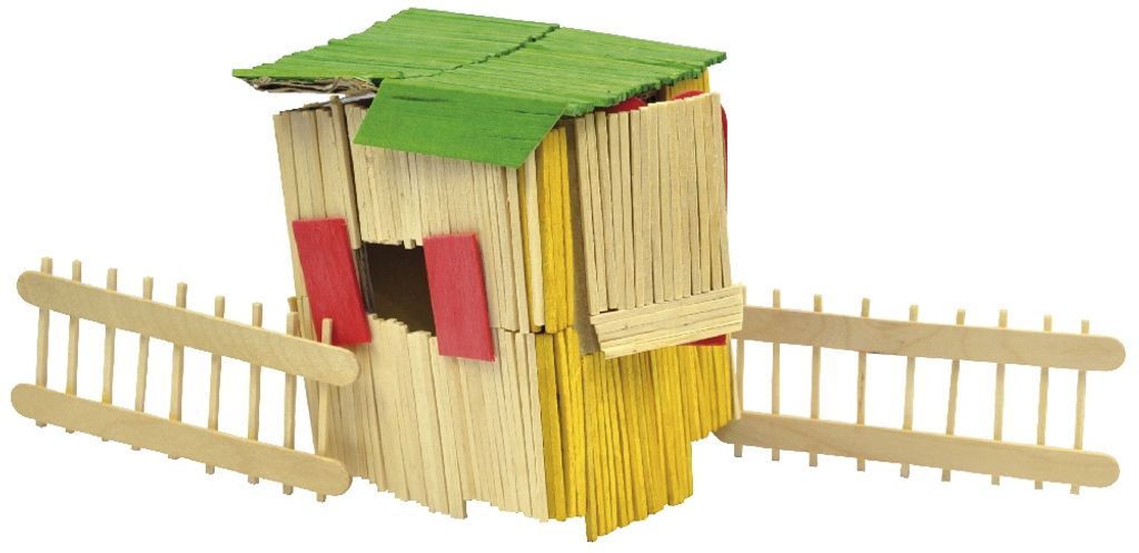 EDUPLAY 200-008 Bastelhölzchen, natur, 1000-teilig (1 Set)