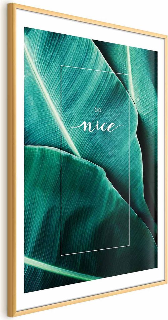 Posterpapier Poster - Be Nice 40x60 cm Blätter b-C-0270-ao-a