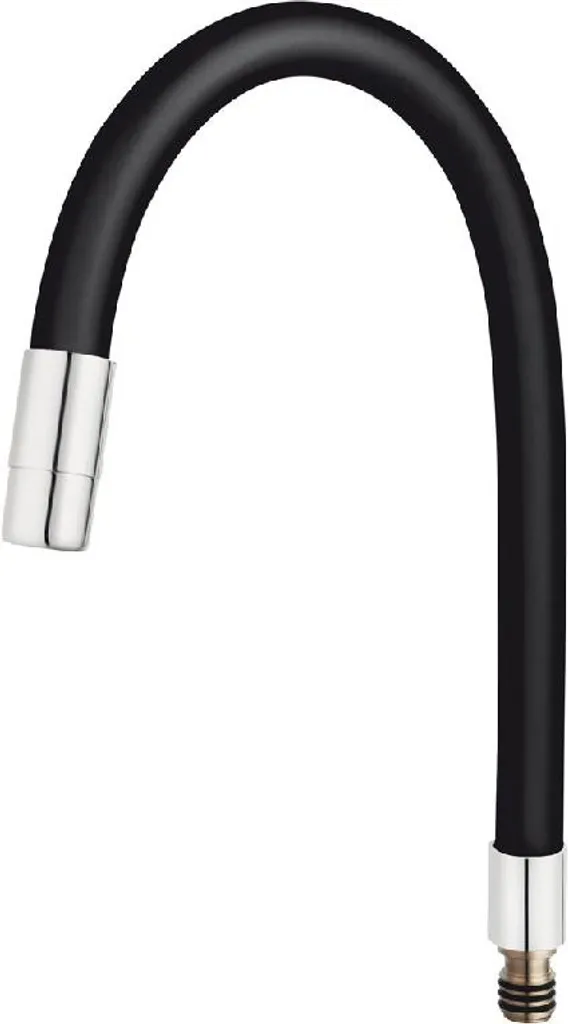Novaservis 70710 Nero-Cromo RAM70710,0C | Braccio Flessibile per Cucina