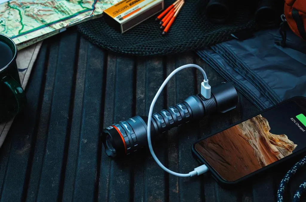 Lampe de poche pour camping et randonnée Davinci 800 rechargeable USB - 5