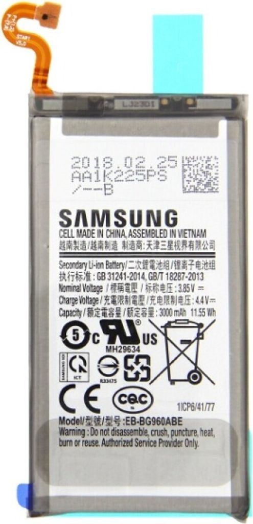 Original Samsung Galaxy S9 G960F Ersatz Akku Batterie Produktbild 