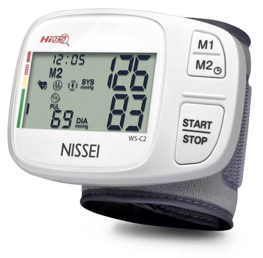 Nissei WS-C2 automatisches Blutdruckmessgerät für das Handgelenk