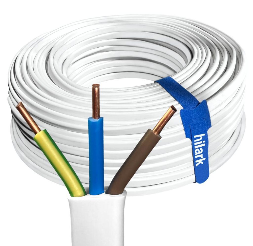 Câble d'installation plat YDYp 3x2,5 mm² 75m Image du produit 
