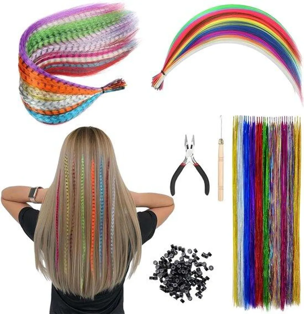 Accessoires de Coiffure Enfants : Set de 66 Bandeaux et Perles Multicolores