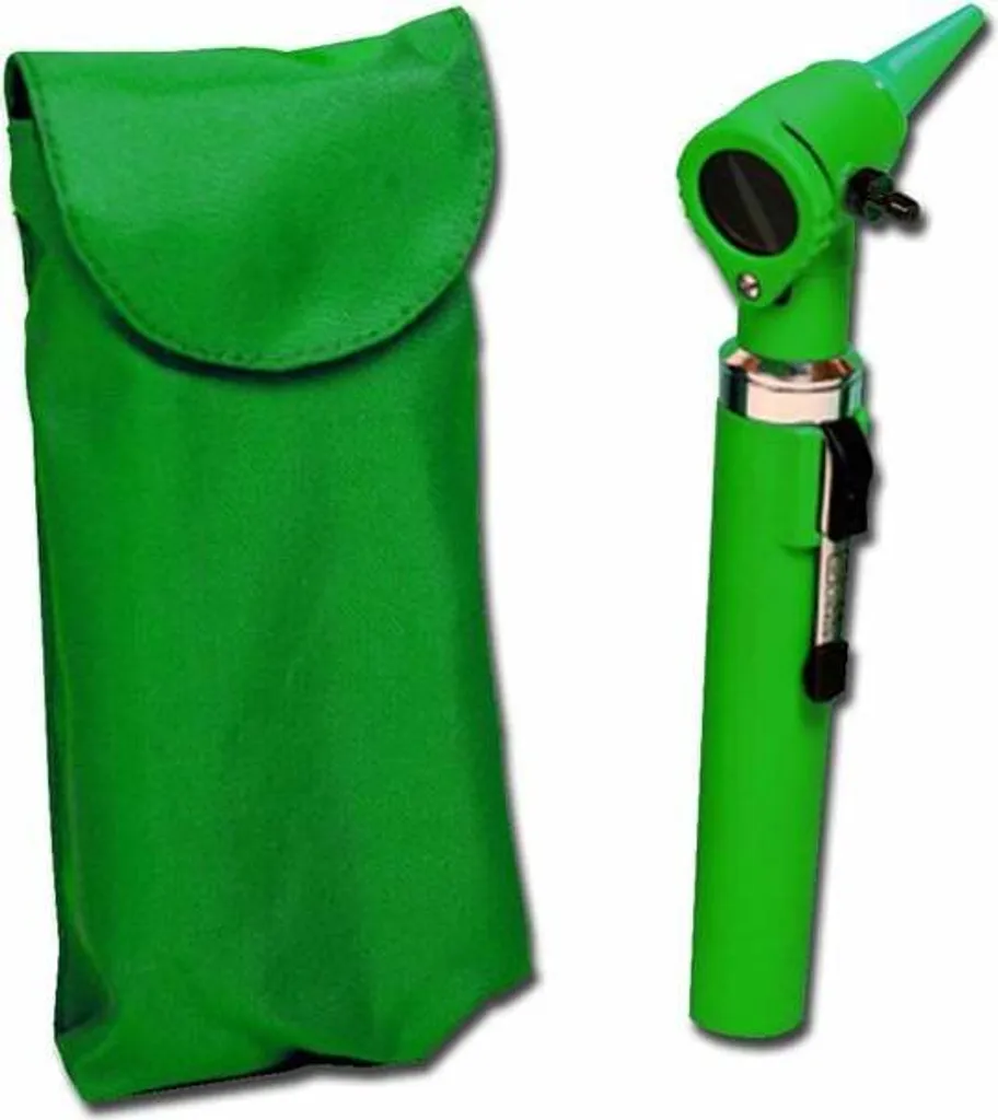 Gimalux Otoscopio Professionale Gima | Fibra Ottica | Luce Alogena Verde