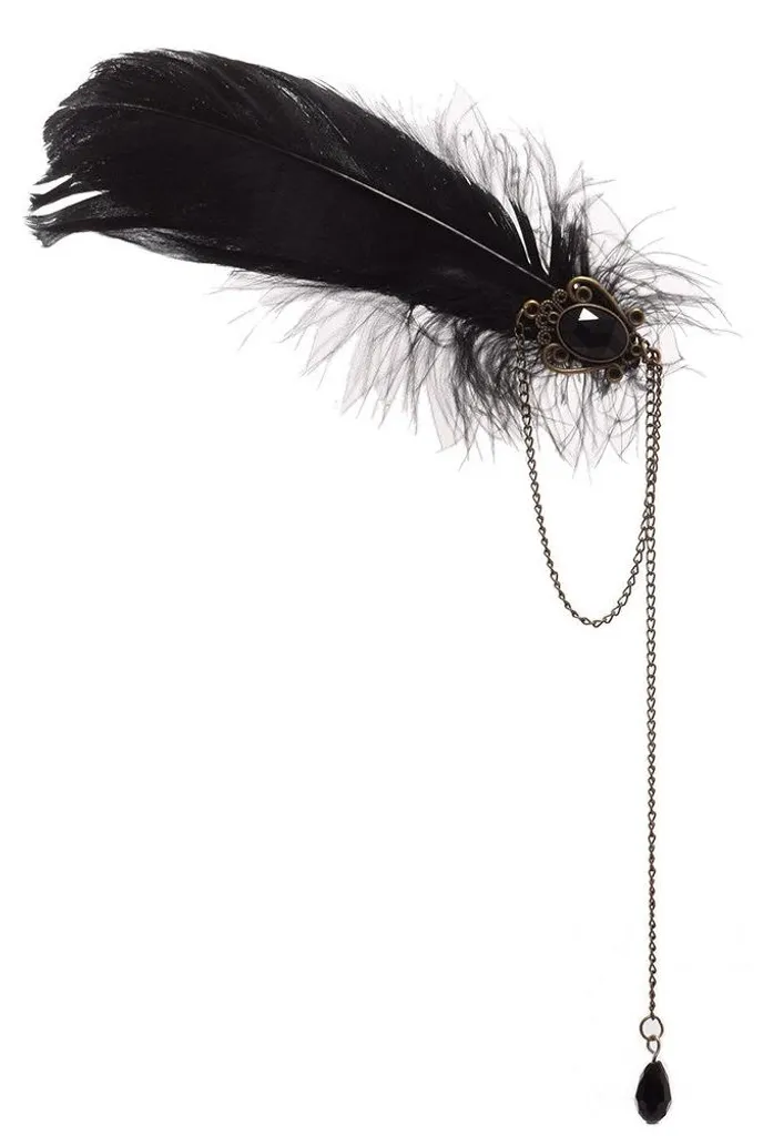 Barrette Cheveux Steampunk Modèle B : Papillon et Libellule Rétro