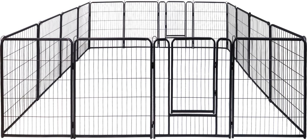 LZQ 16-dielny výbeh pre šteňatá vysoký 80 cm, ohrádka pre Obrázok produktu 15