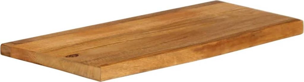 vidaXL Tischplatte mit Baumkante 70x40x3,8 cm Massivholz Mango