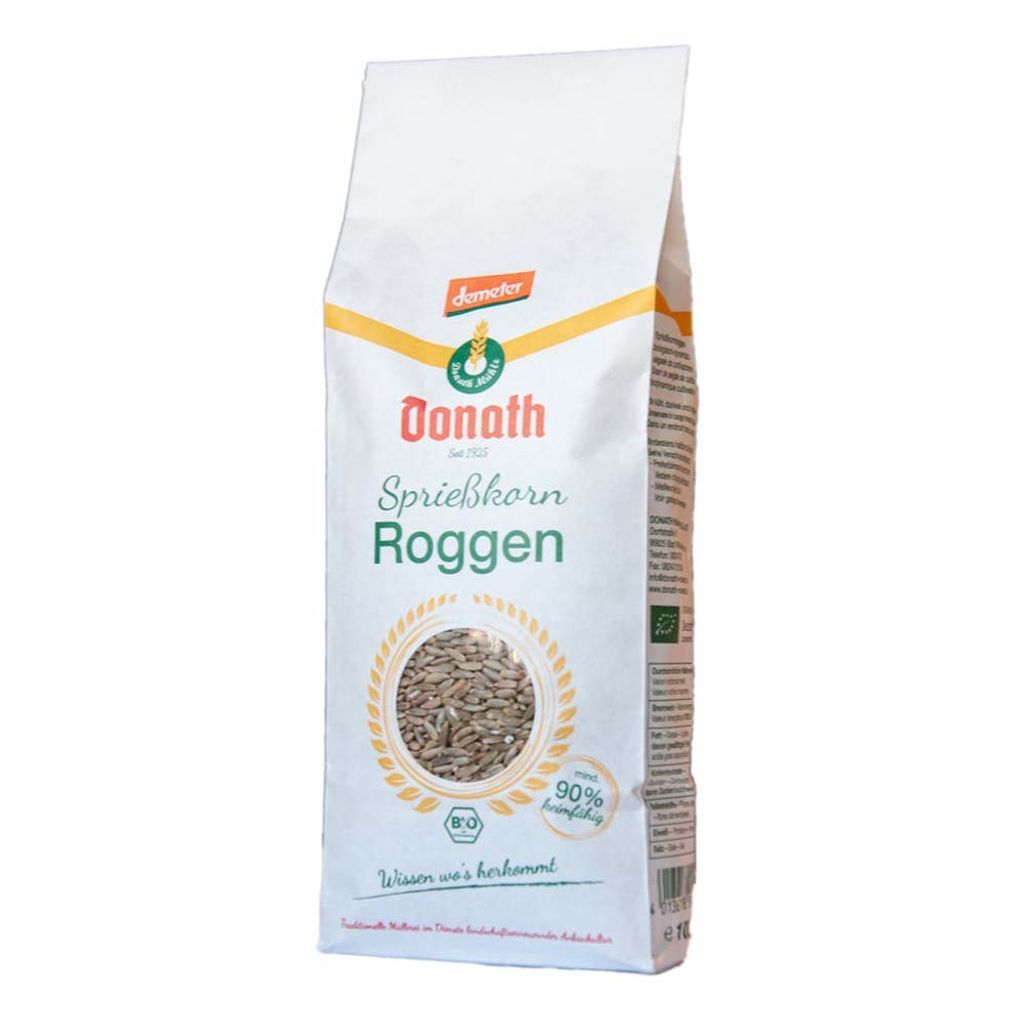 Grain germé - Seigle demeter 1kg Image du produit 