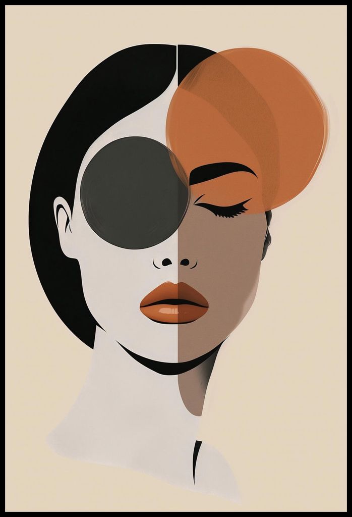 Plakat 67,5x100cm Zwei Seiten Schönheit