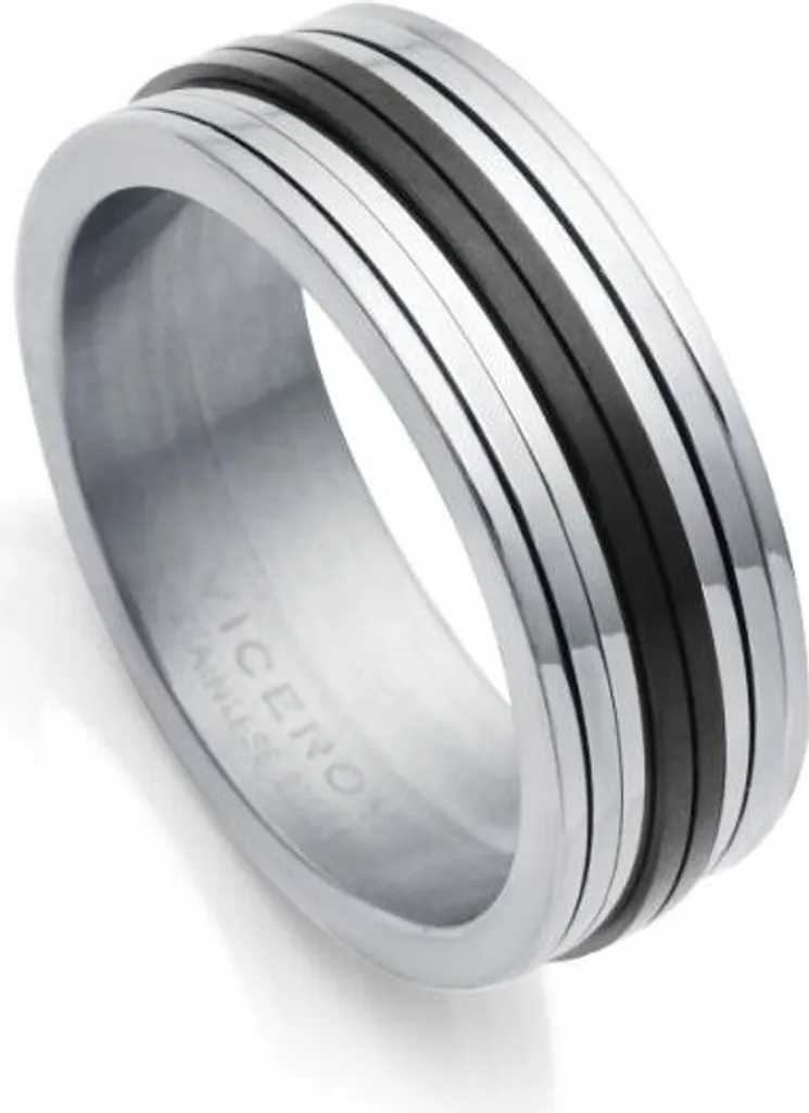 Bague Homme pour Mariage ou Soirée Magnum en Acier Taille 62 mm