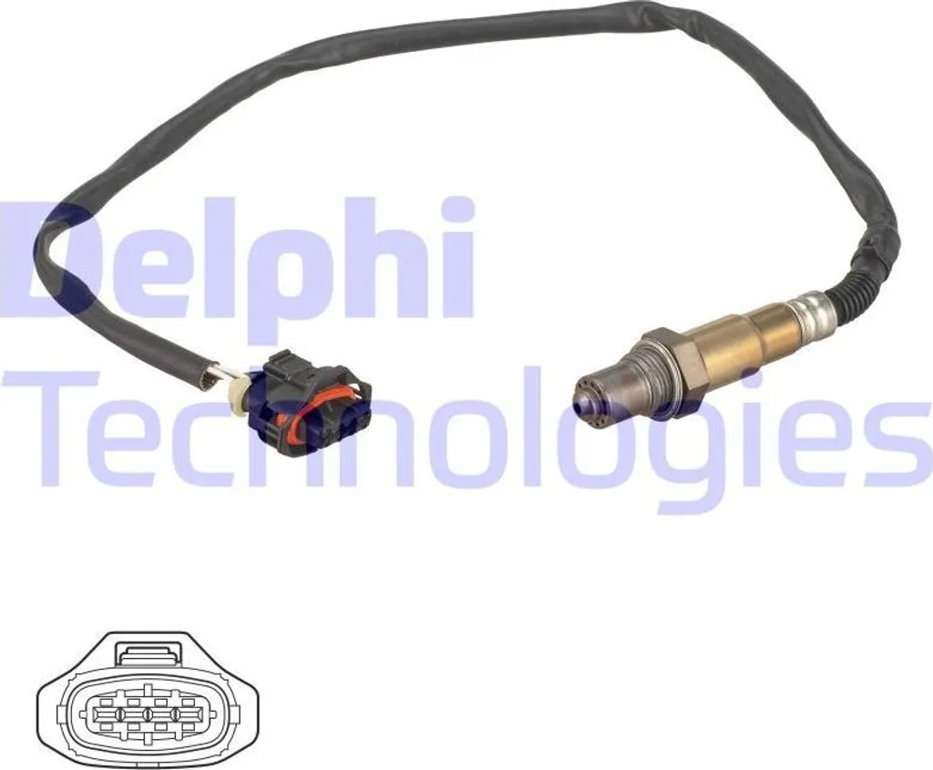 Sonde Lambda Delphi ES21225-12B1 OE 25198484 pour Opel Astra et Zafira