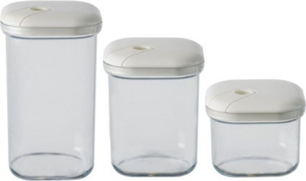 Vorratstopf, 3er-Set, Kunststoff, Cloud - Omada | Pull Box