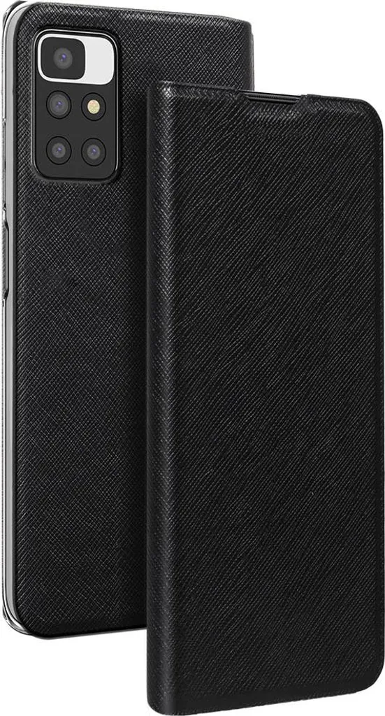 Custodia a Libro BigBen Connected per Xiaomi Redmi 10 - Nero Soft - 3