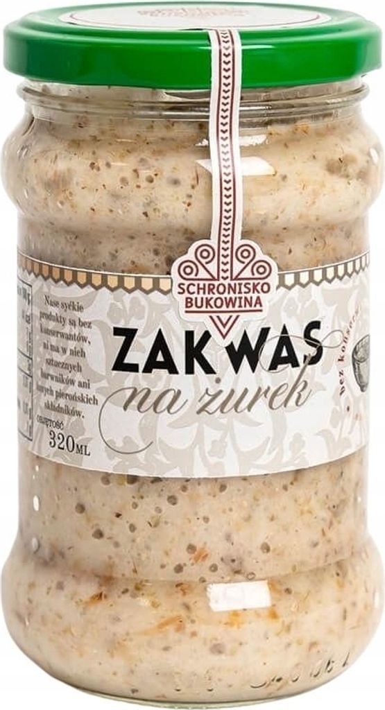 Schronisko Bukowina Zakwas na żurek 320ml Zdjęcie produktu 