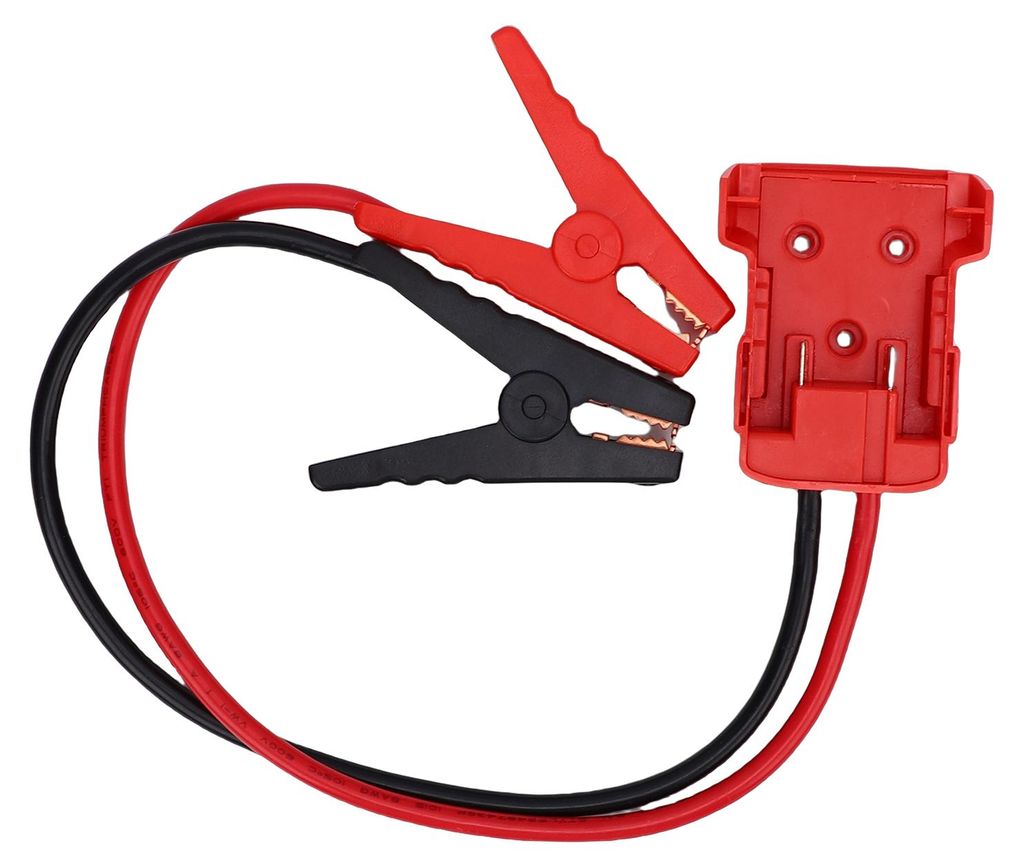 Jumper-Starterkabel für M18-18-V-Batterien, 8 AWG, Kfz-Batterie-Booster, mittelgroße Autos, leichte LKWs, SUVs, 61 cm