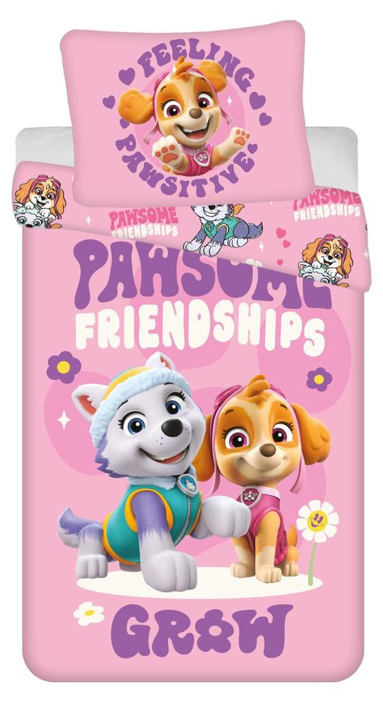 Paw Patrol linge de lit douillet en polyester, 140x200 cm & Image du produit 