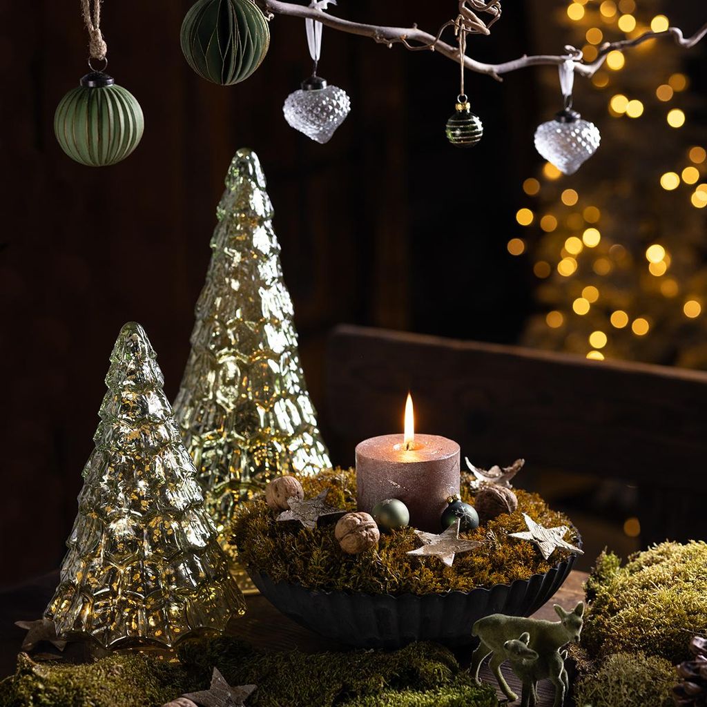 LED Tischdeko Baum für festliche Weihnachtsstimmung